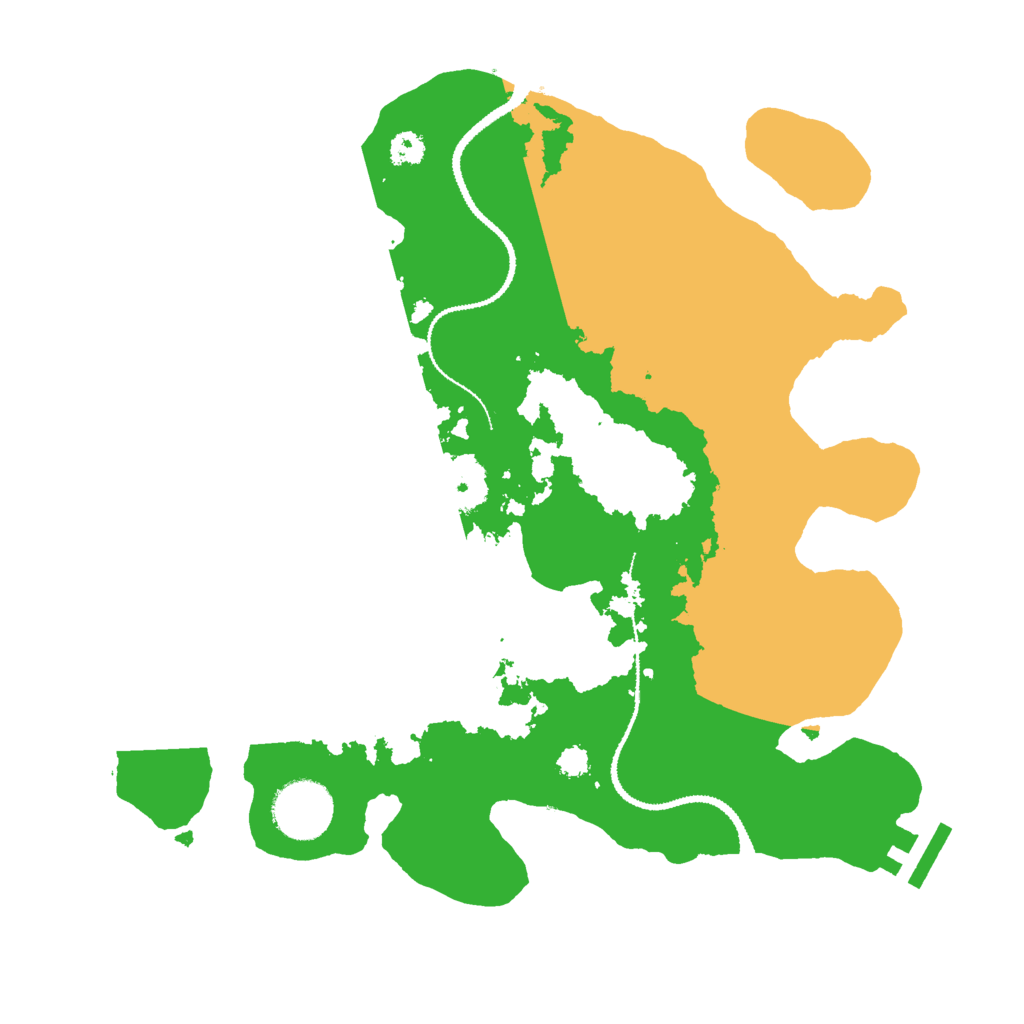 Biome Rust Map: Procedural Map, Size: 3000, Seed: 1797800452