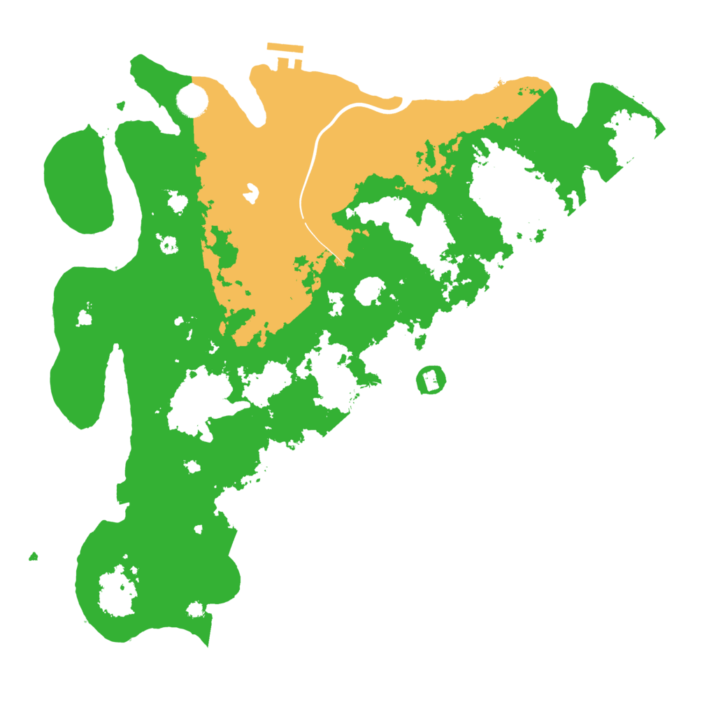 Biome Rust Map: Procedural Map, Size: 4000, Seed: 662410103