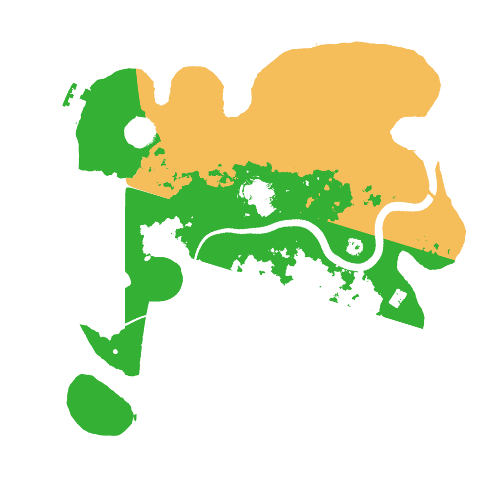 Biome Rust Map: Procedural Map, Size: 3000, Seed: 15463