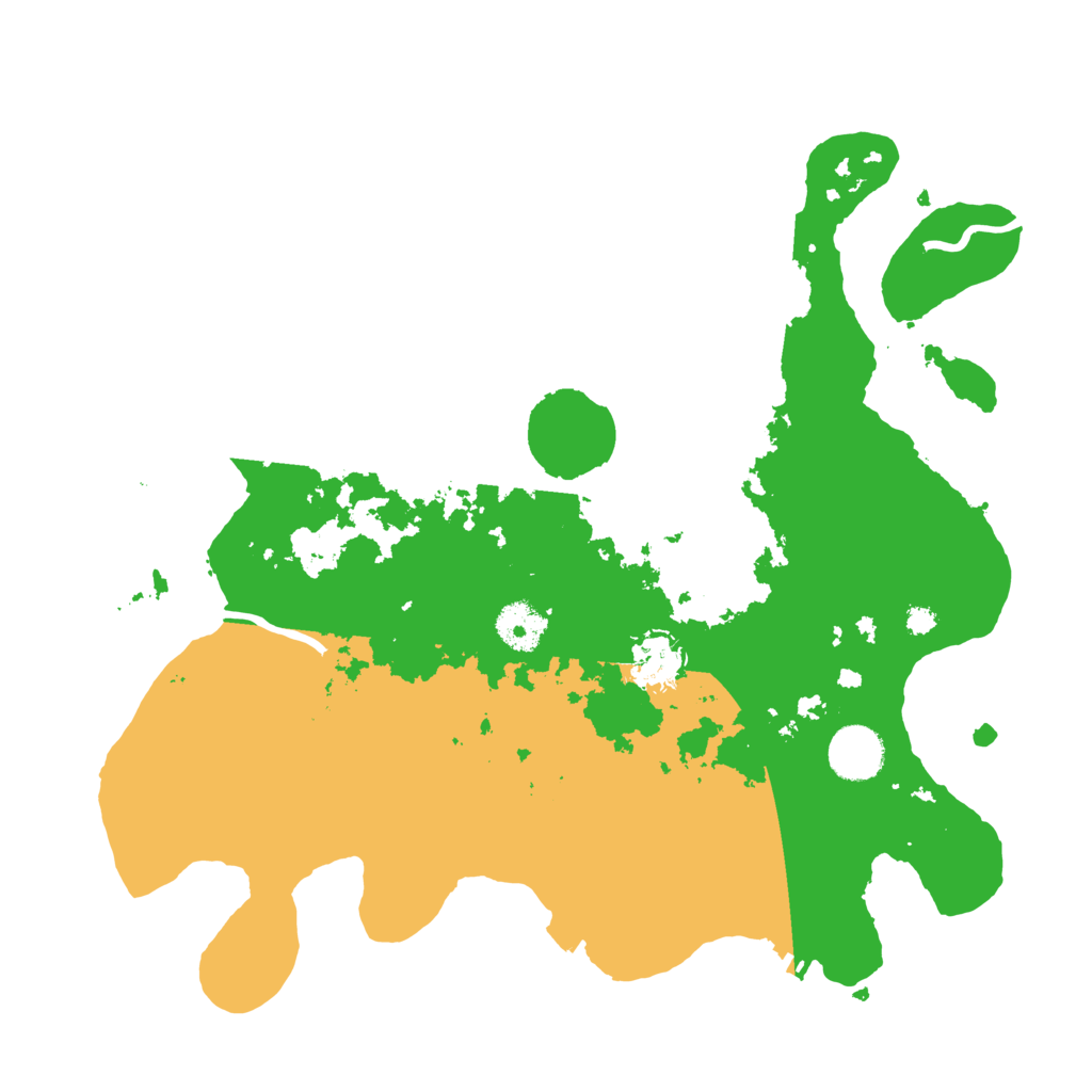 Biome Rust Map: Procedural Map, Size: 3500, Seed: 600663644
