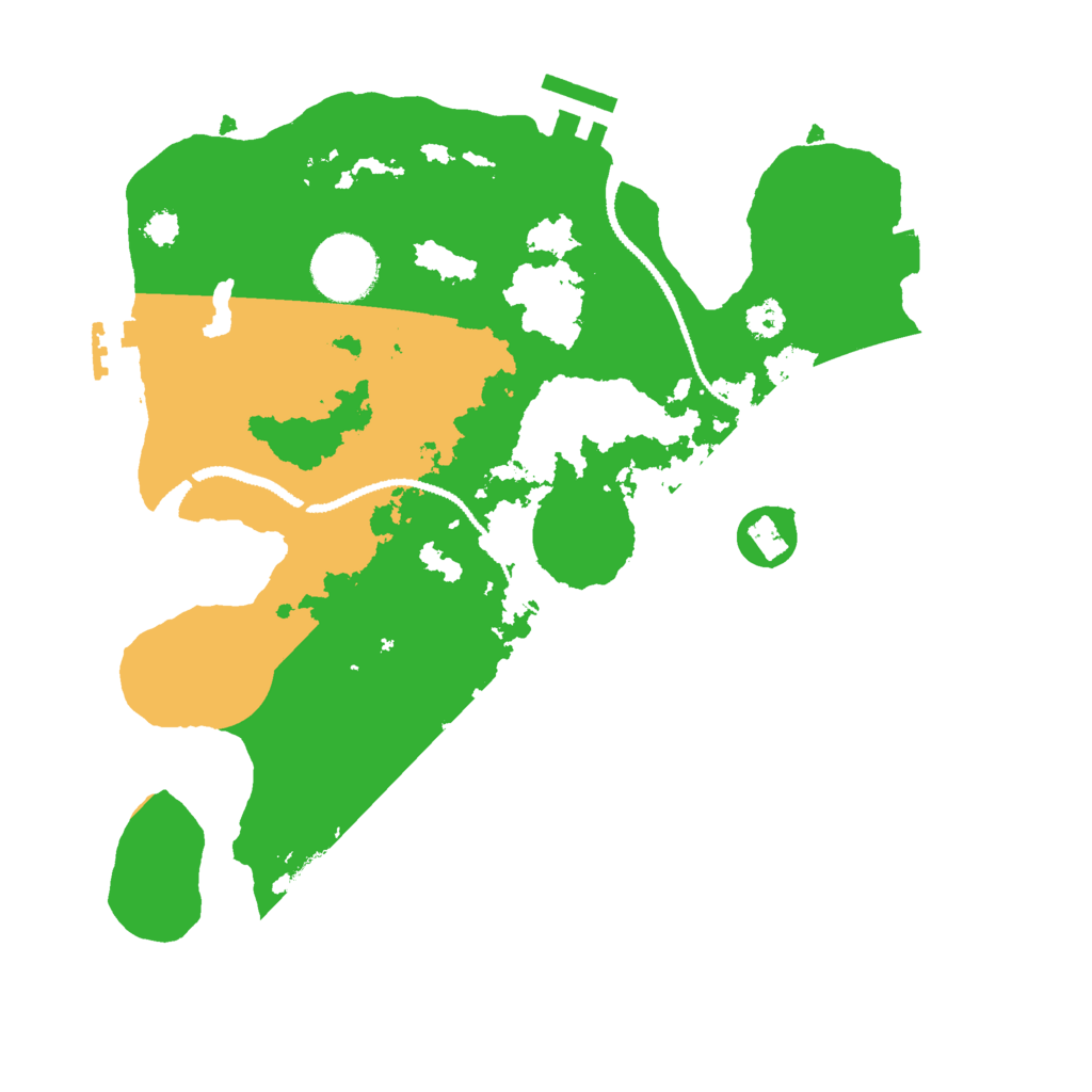 Biome Rust Map: Procedural Map, Size: 2900, Seed: 9748650