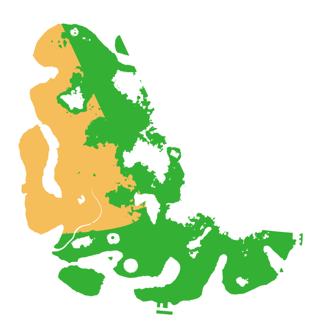 Biome Rust Map: Procedural Map, Size: 4000, Seed: 59873215