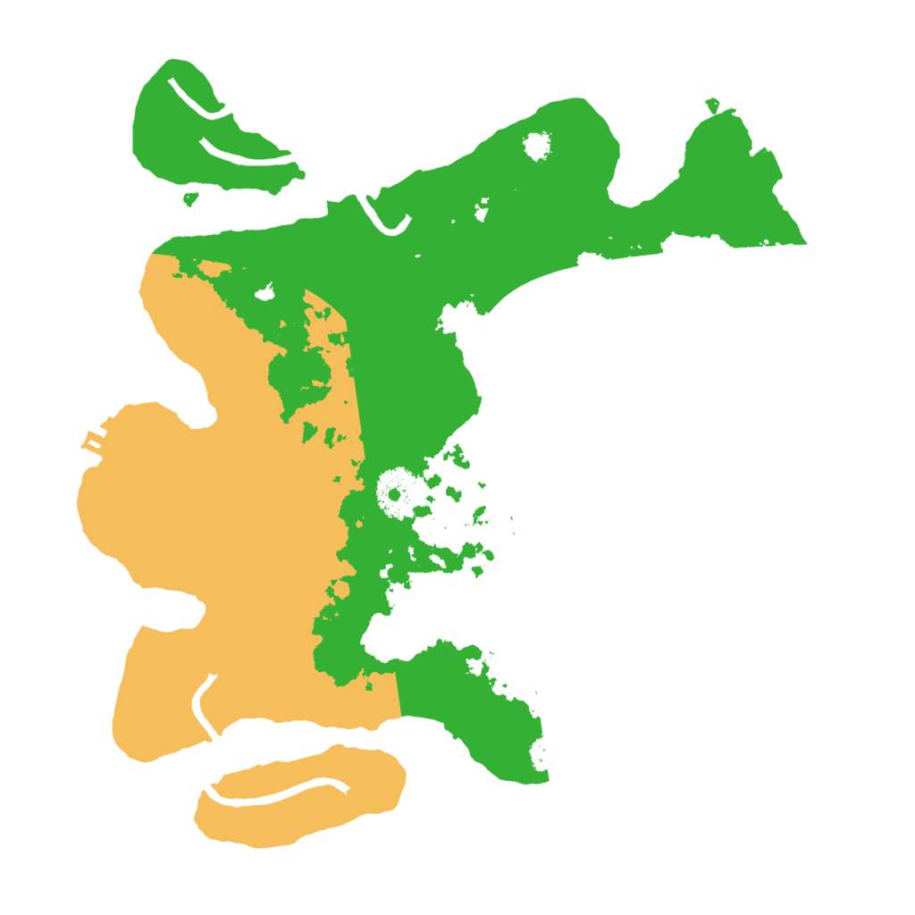 Biome Rust Map: Procedural Map, Size: 3000, Seed: 27296