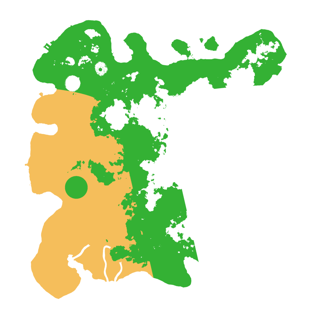 Biome Rust Map: Procedural Map, Size: 3700, Seed: 24441723