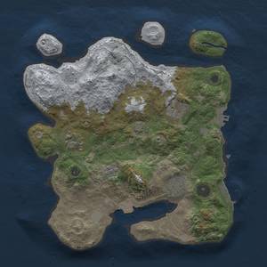 Thumbnail Rust Map: Procedural Map, Size: 3000, Seed: 668454058, 12 Monuments