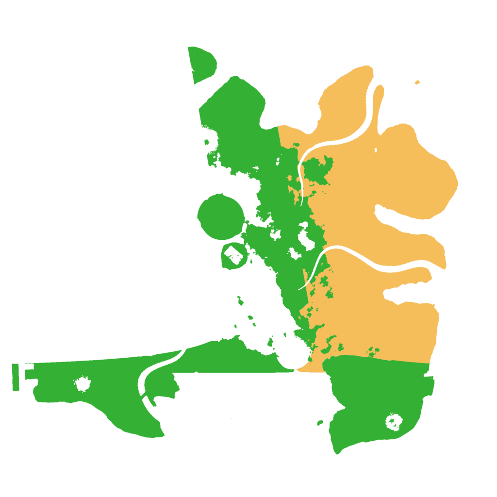 Biome Rust Map: Procedural Map, Size: 3000, Seed: 6409531