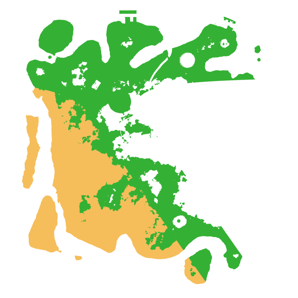 Biome Rust Map: Procedural Map, Size: 3500, Seed: 1927737805