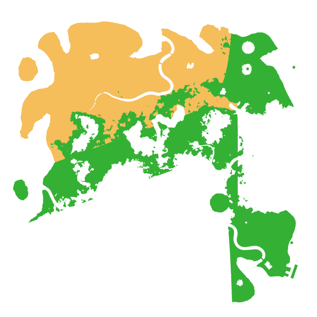 Biome Rust Map: Procedural Map, Size: 4500, Seed: 1897876