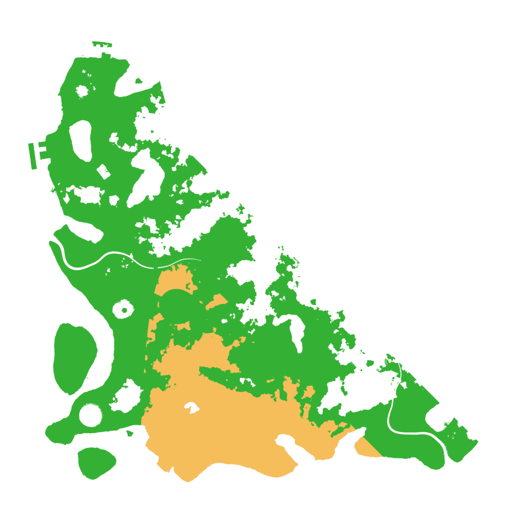 Biome Rust Map: Procedural Map, Size: 4000, Seed: 3807692
