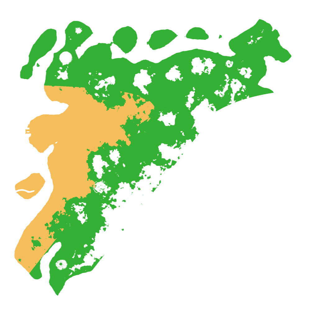 Biome Rust Map: Procedural Map, Size: 4500, Seed: 299864792