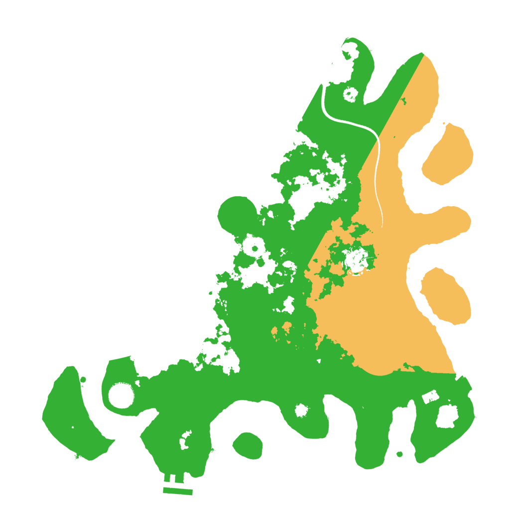 Biome Rust Map: Procedural Map, Size: 3500, Seed: 61859350