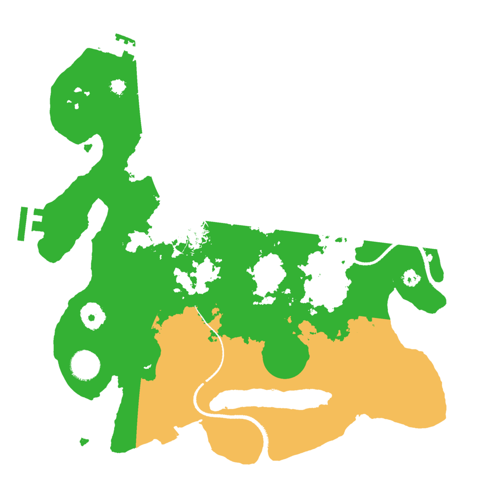 Biome Rust Map: Procedural Map, Size: 3000, Seed: 25692