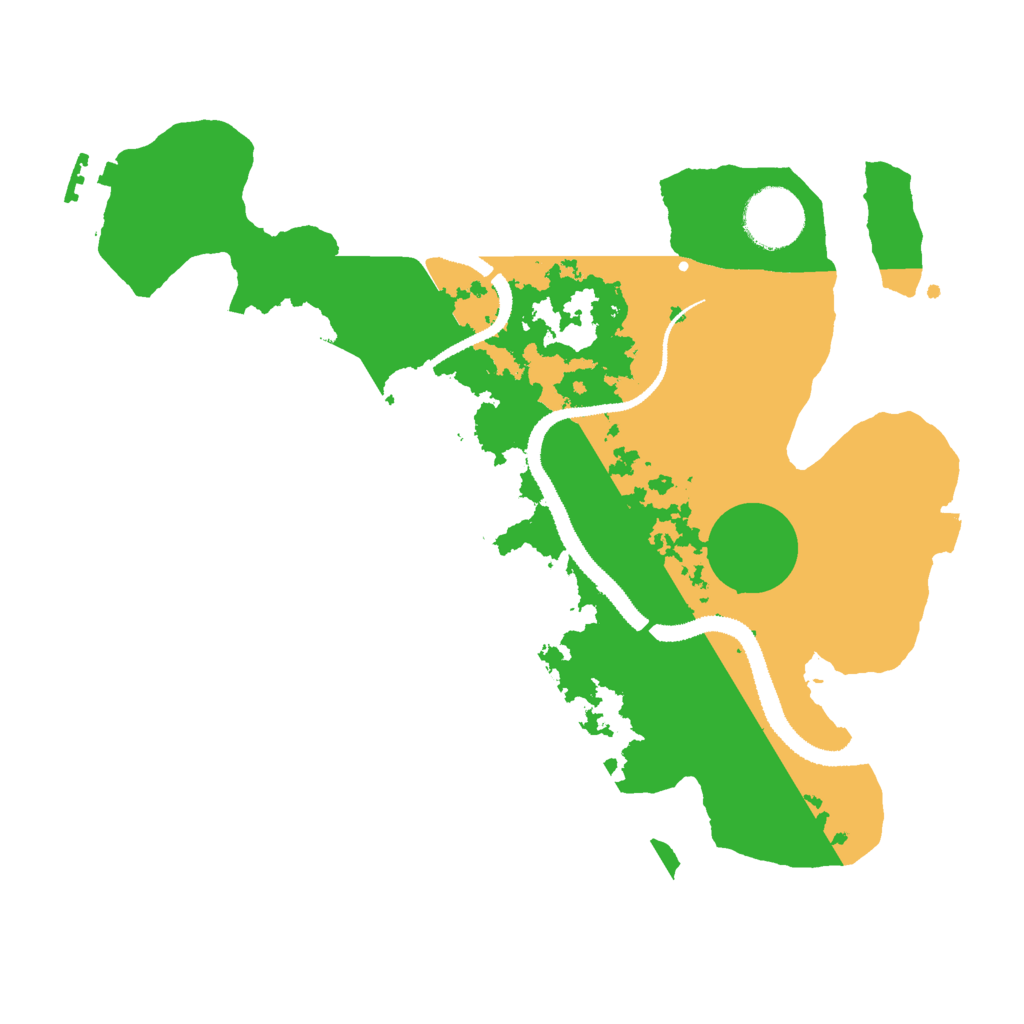 Biome Rust Map: Procedural Map, Size: 3000, Seed: 24002