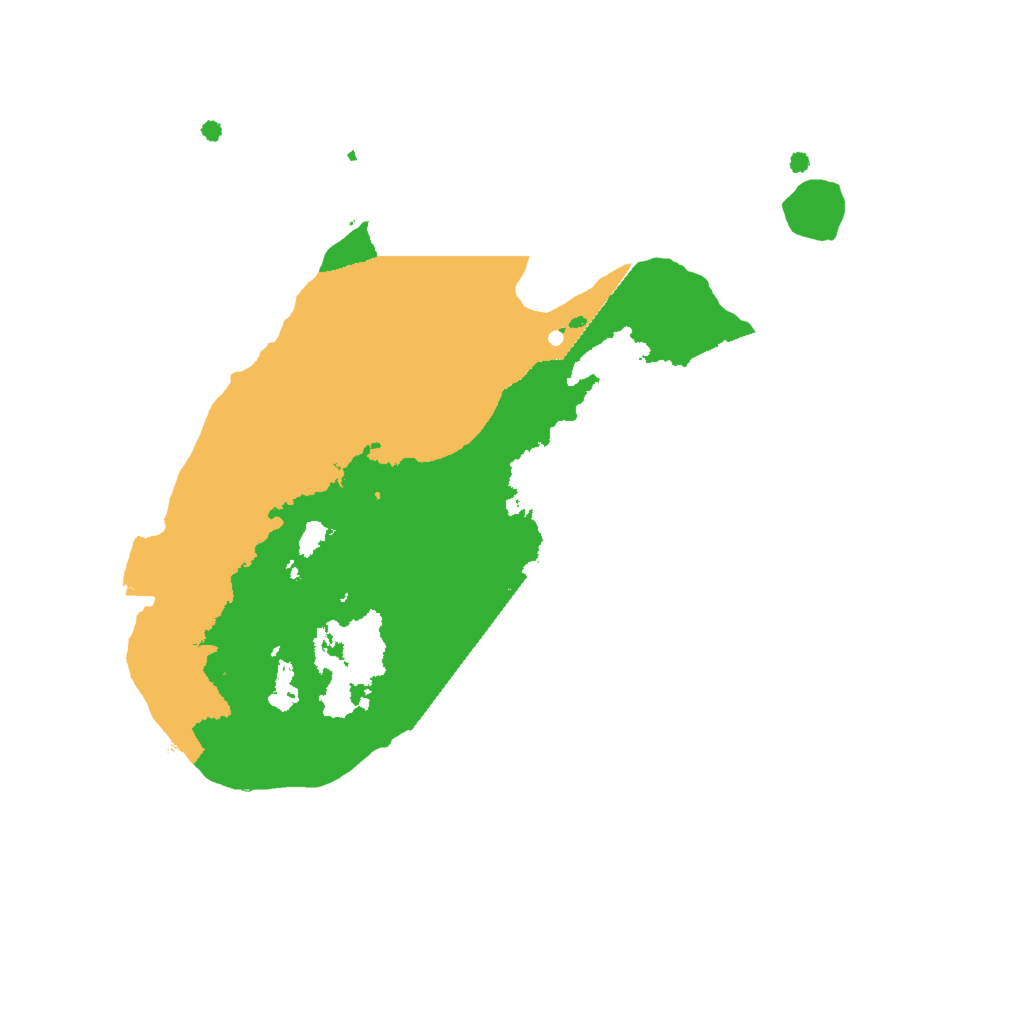 Biome Rust Map: Procedural Map, Size: 2000, Seed: 749154930