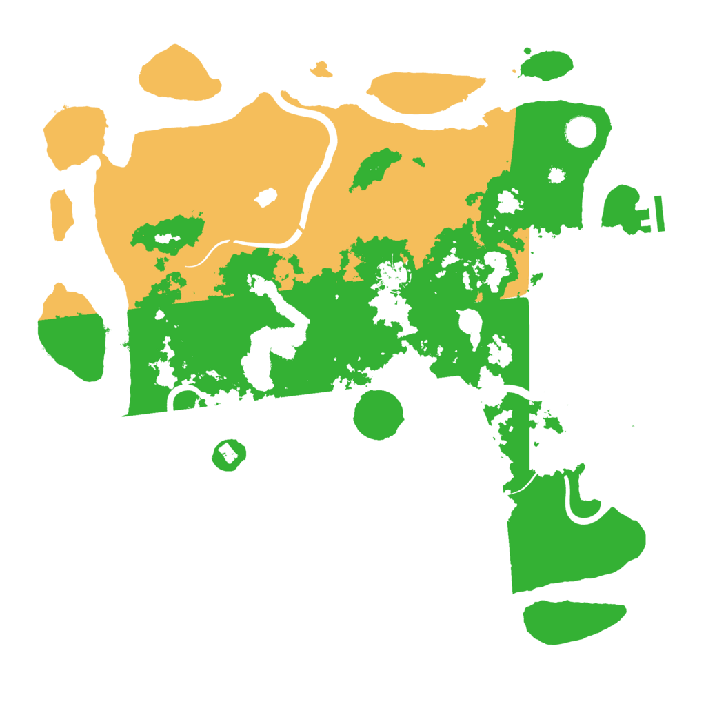 Biome Rust Map: Procedural Map, Size: 4000, Seed: 26214199