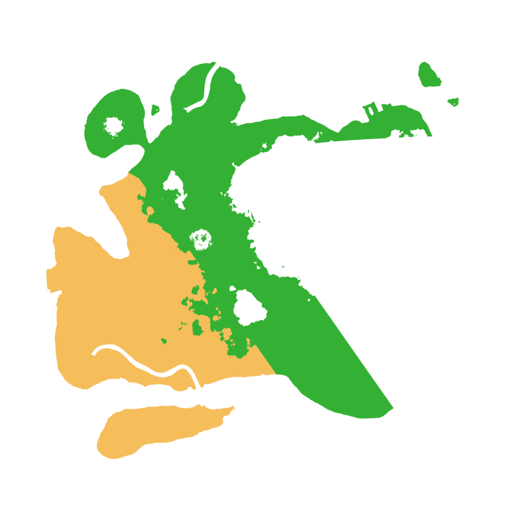 Biome Rust Map: Procedural Map, Size: 2500, Seed: 40456526