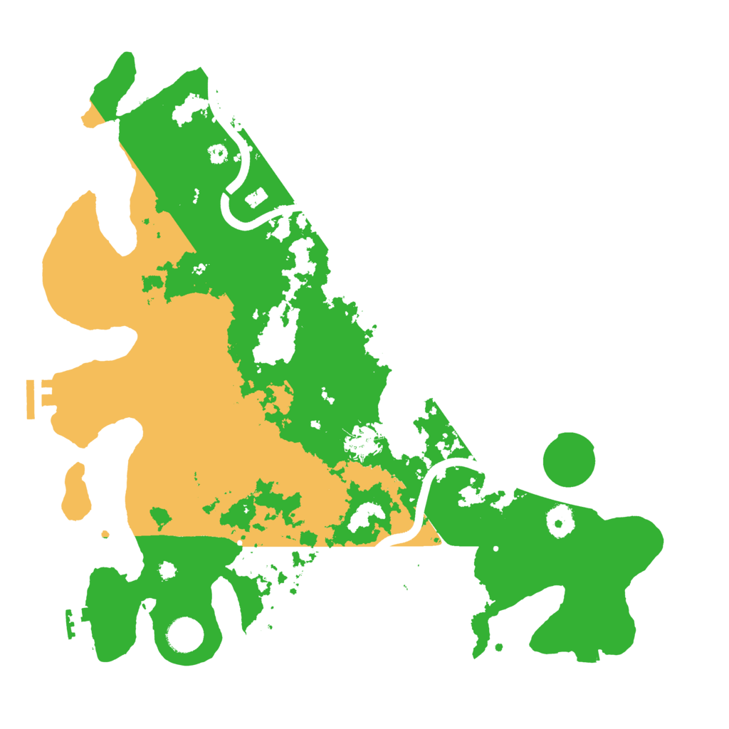 Biome Rust Map: Procedural Map, Size: 3750, Seed: 196