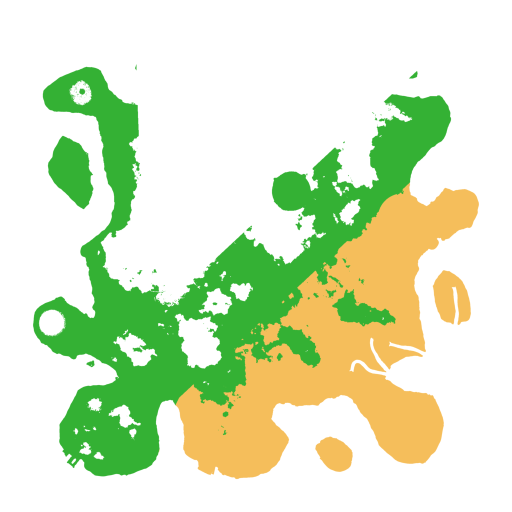 Biome Rust Map: Procedural Map, Size: 3500, Seed: 15474