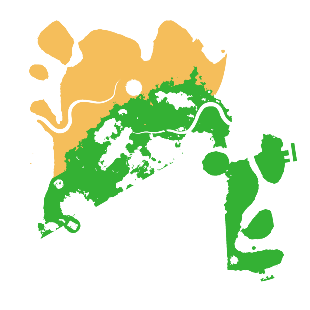 Biome Rust Map: Procedural Map, Size: 3400, Seed: 12954689