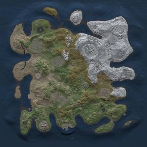 Thumbnail Rust Map: Procedural Map, Size: 3250, Seed: 196, 14 Monuments