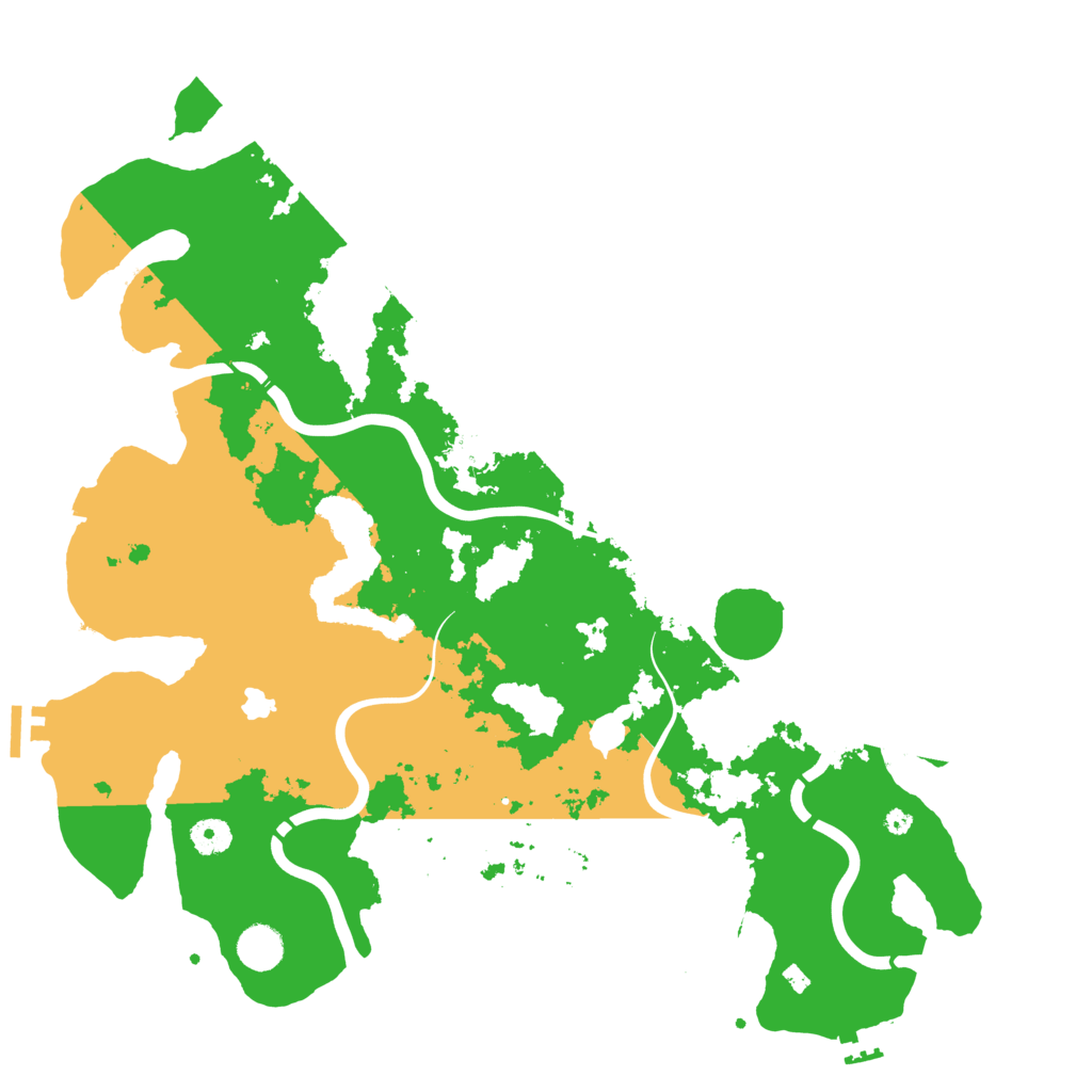 Biome Rust Map: Procedural Map, Size: 4250, Seed: 608702766