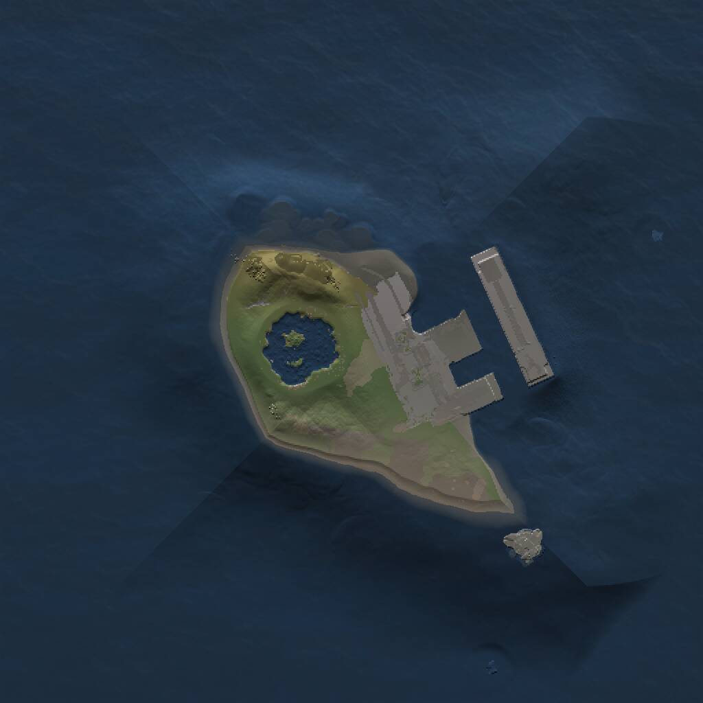 Rust Map: Procedural Map, Size: 1000, Seed: 56436, 2 Monuments