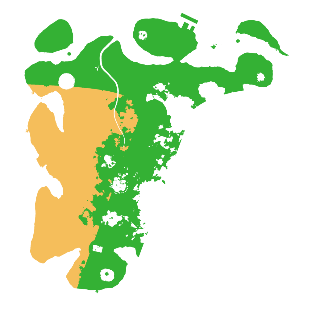 Biome Rust Map: Procedural Map, Size: 3500, Seed: 1722447