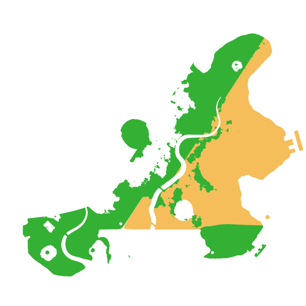 Biome Rust Map: Procedural Map, Size: 3000, Seed: 75648