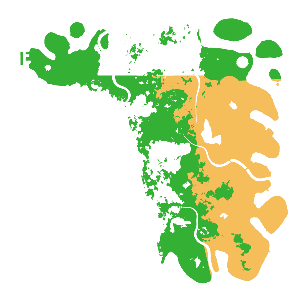 Biome Rust Map: Procedural Map, Size: 4500, Seed: 10101