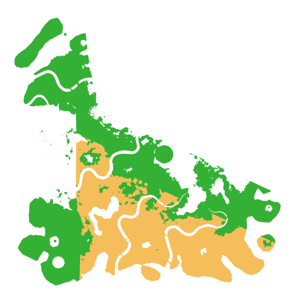 Biome Rust Map: Procedural Map, Size: 4500, Seed: 1379506226