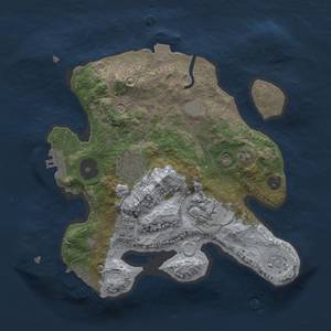 Thumbnail Rust Map: Procedural Map, Size: 2450, Seed: 1935187461, 10 Monuments