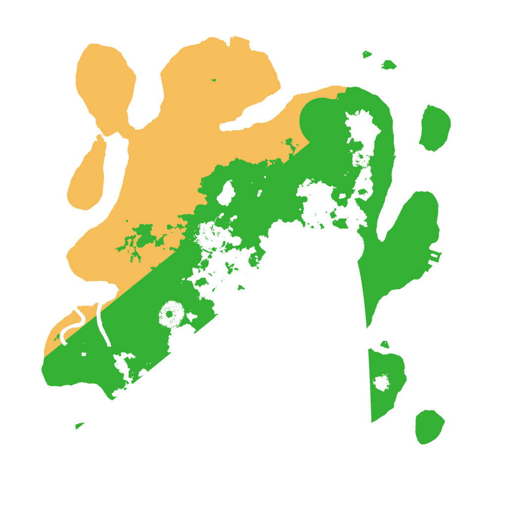 Biome Rust Map: Procedural Map, Size: 3000, Seed: 341206596