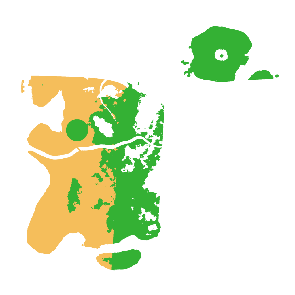 Biome Rust Map: Procedural Map, Size: 3550, Seed: 1487761254