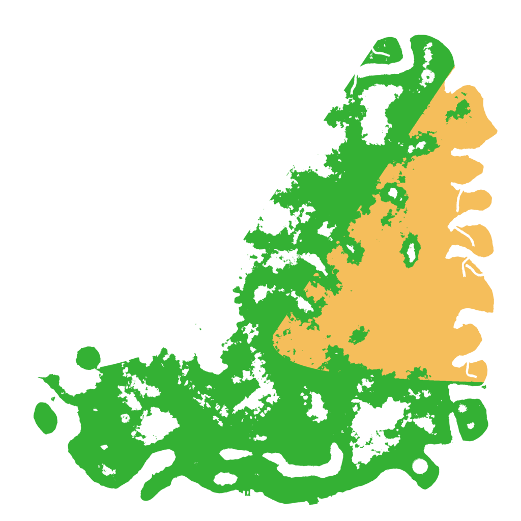 Biome Rust Map: Procedural Map, Size: 6000, Seed: 1009546976