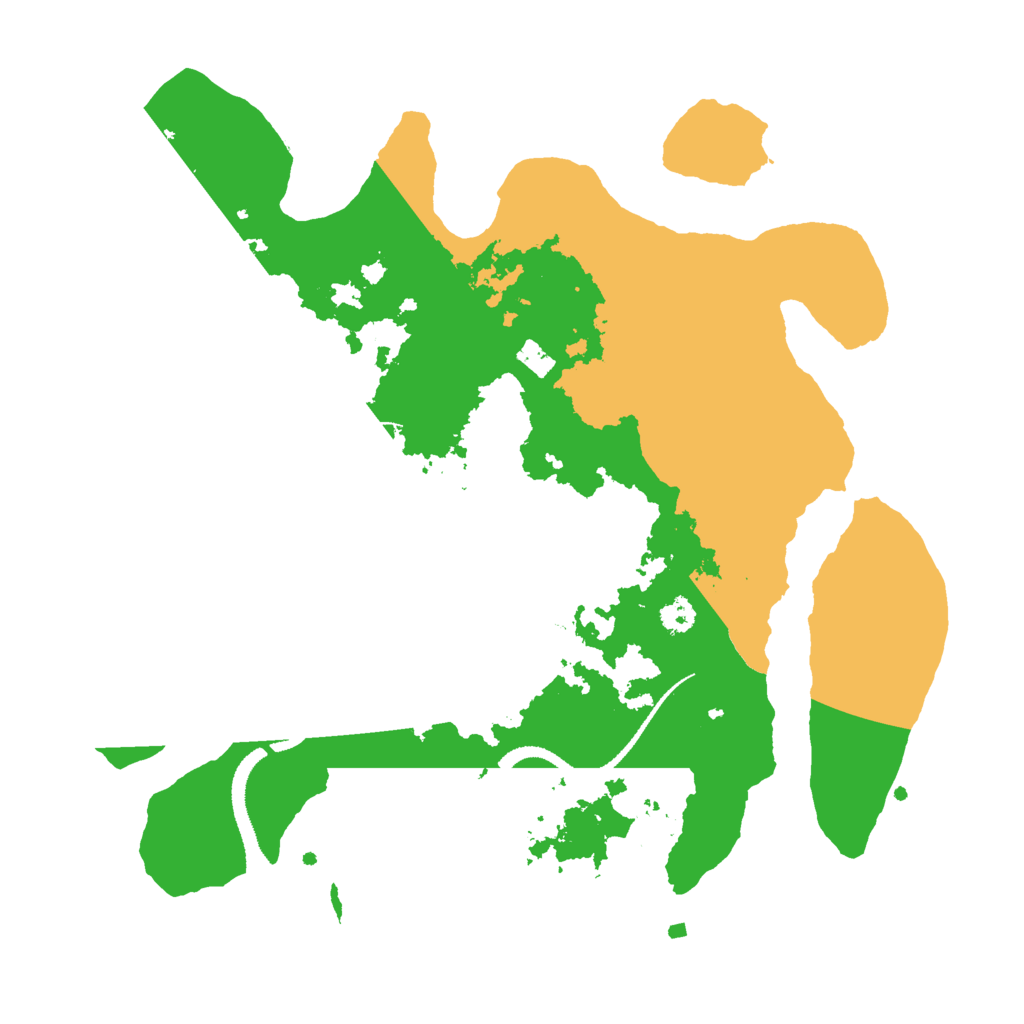 Biome Rust Map: Procedural Map, Size: 3000, Seed: 6574