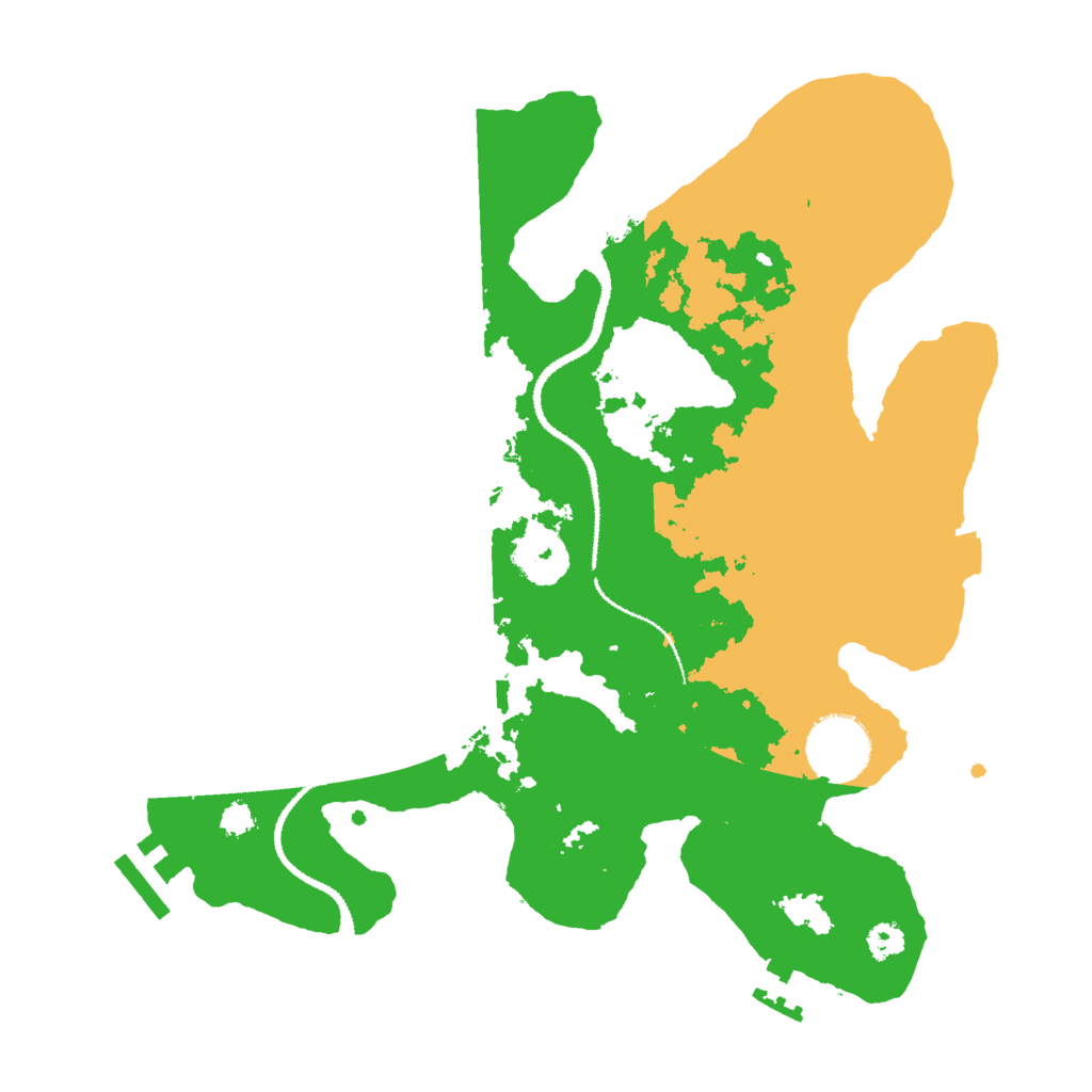 Biome Rust Map: Procedural Map, Size: 3000, Seed: 7942301