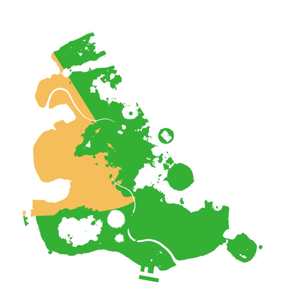 Biome Rust Map: Procedural Map, Size: 3000, Seed: 1509643