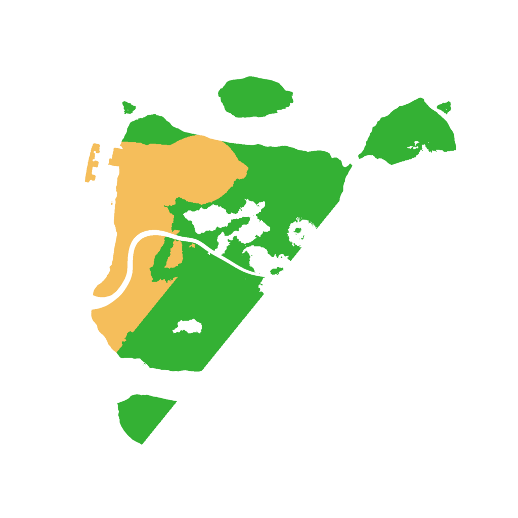 Biome Rust Map: Procedural Map, Size: 2000, Seed: 1820783809