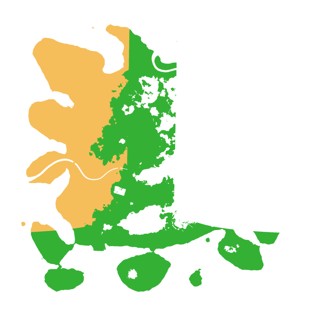 Biome Rust Map: Procedural Map, Size: 3000, Seed: 277117442