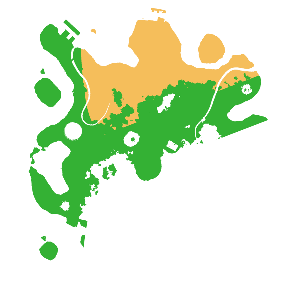 Biome Rust Map: Procedural Map, Size: 3000, Seed: 9974