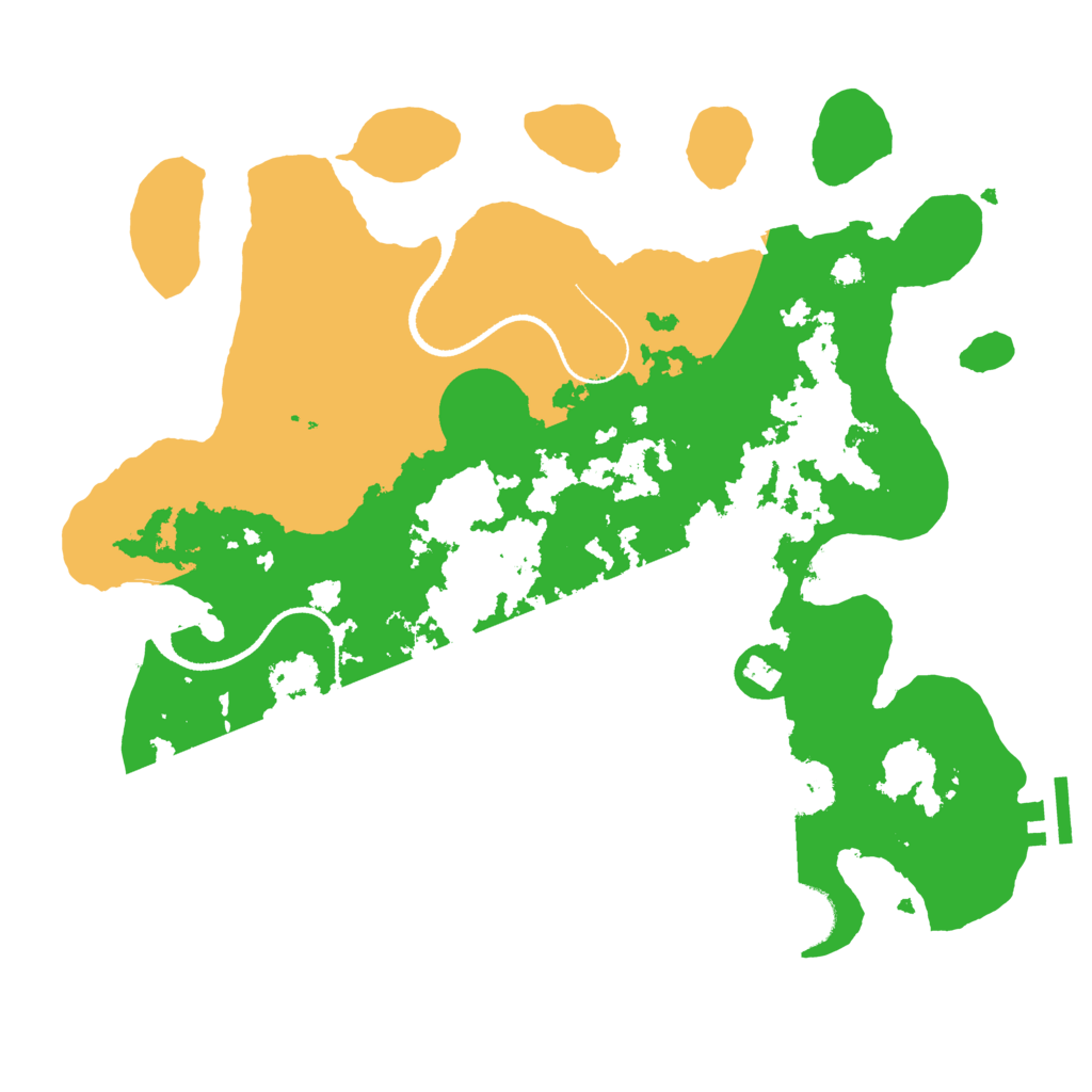 Biome Rust Map: Procedural Map, Size: 3300, Seed: 679262093