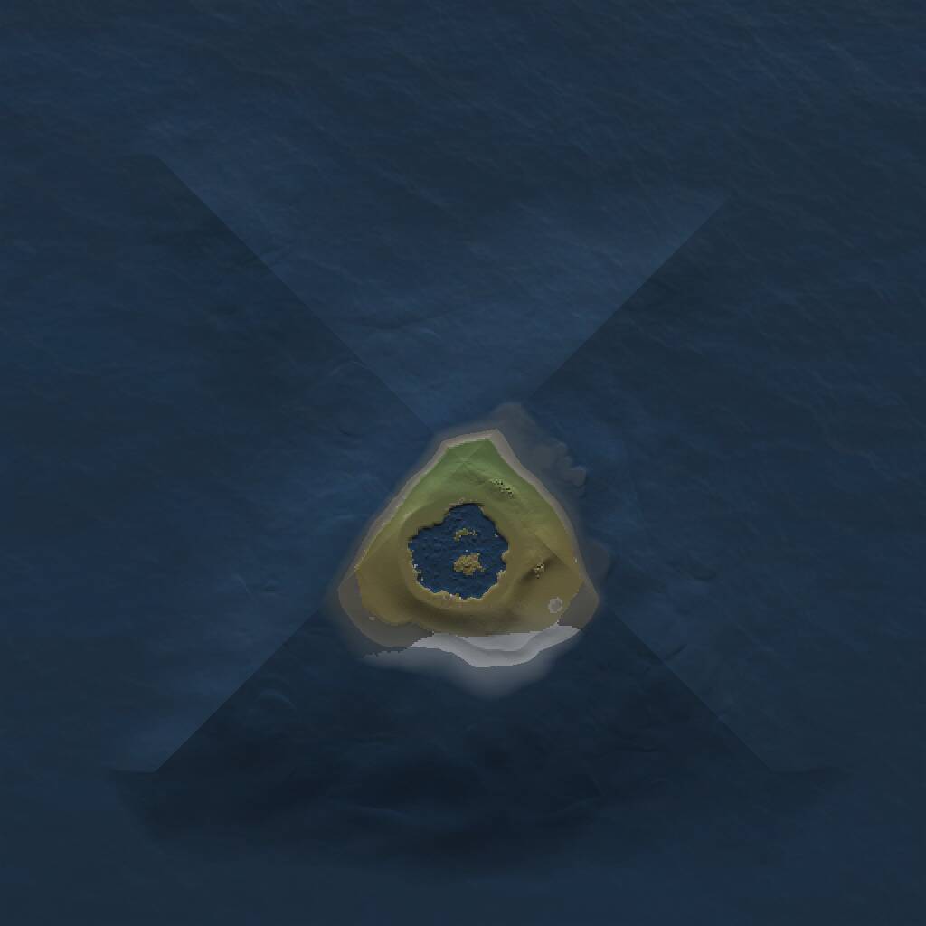 Rust Map: Procedural Map, Size: 1000, Seed: 1782474, 1 Monuments