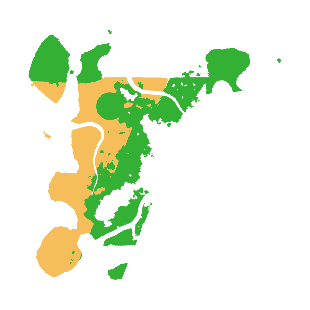 Biome Rust Map: Procedural Map, Size: 3000, Seed: 4960