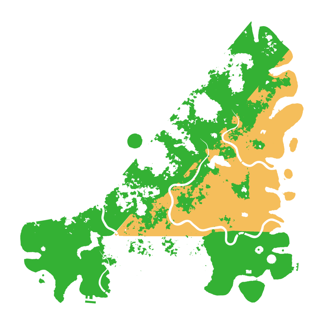 Biome Rust Map: Procedural Map, Size: 6000, Seed: 609426667