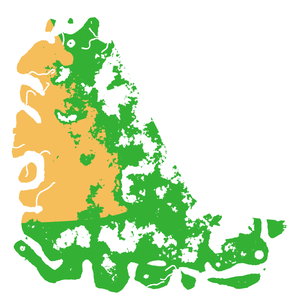 Biome Rust Map: Procedural Map, Size: 6000, Seed: 599010720