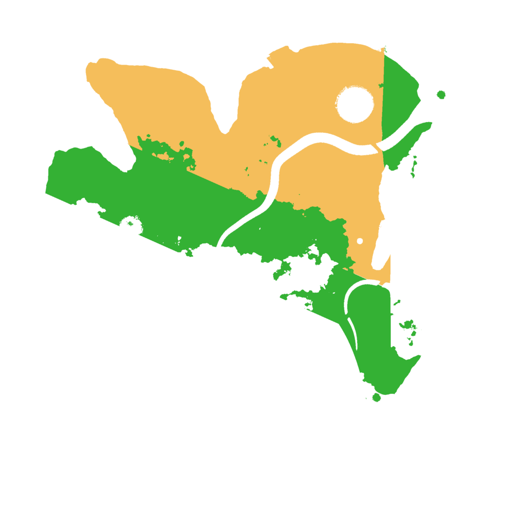 Biome Rust Map: Procedural Map, Size: 2500, Seed: 19951503