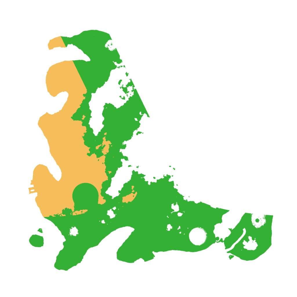 Biome Rust Map: Procedural Map, Size: 3000, Seed: 18909