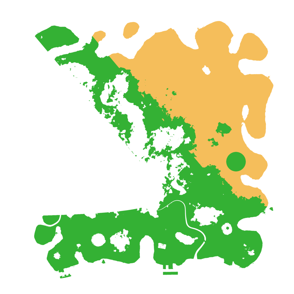 Biome Rust Map: Procedural Map, Size: 4000, Seed: 729047814