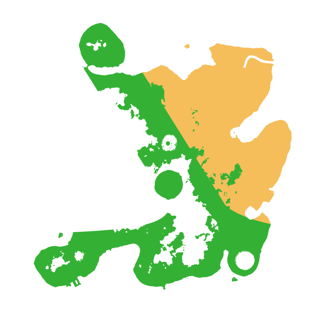Biome Rust Map: Procedural Map, Size: 3000, Seed: 79782
