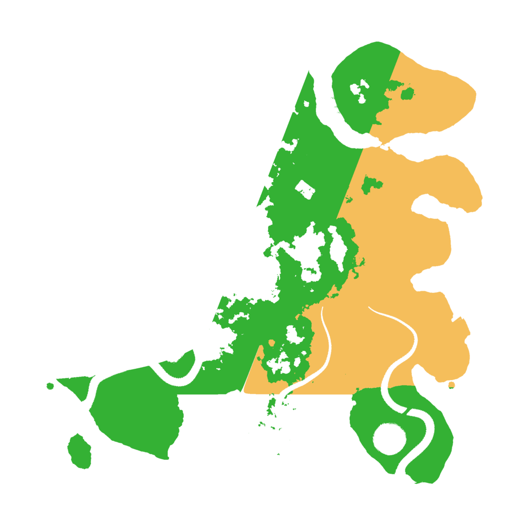 Biome Rust Map: Procedural Map, Size: 3000, Seed: 9873